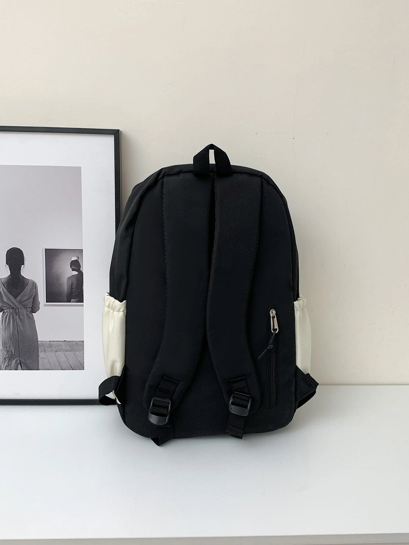 Color Block School Backpack