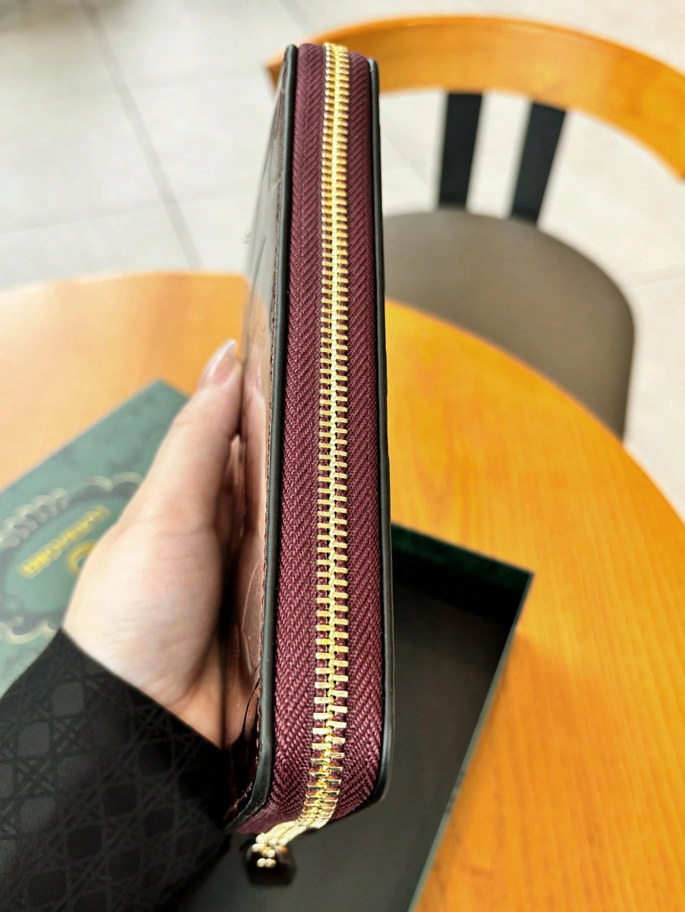 Vintage Floral Leather Wallet