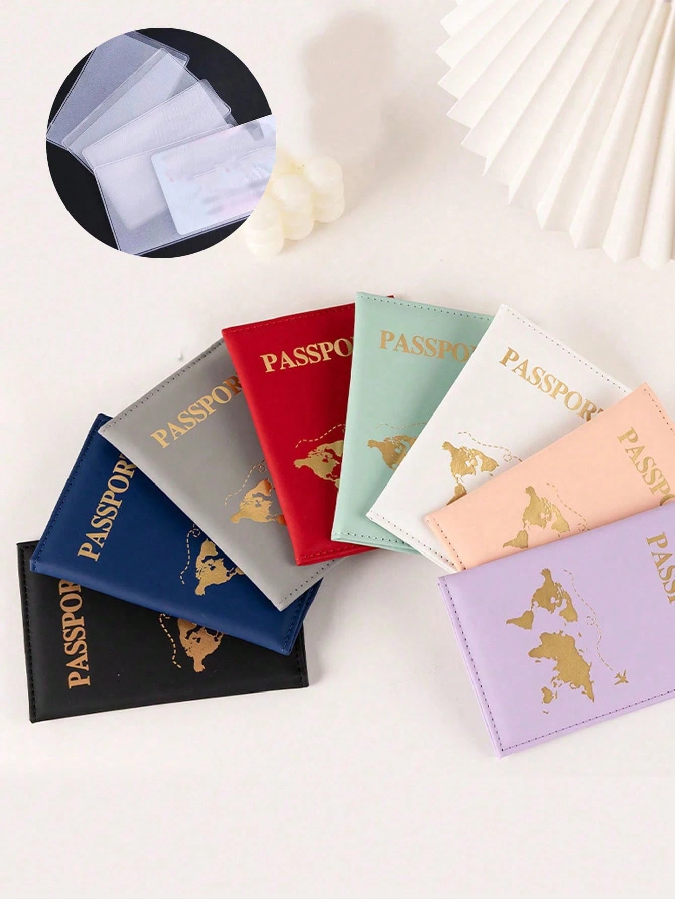 Couple Travel Passport Holder