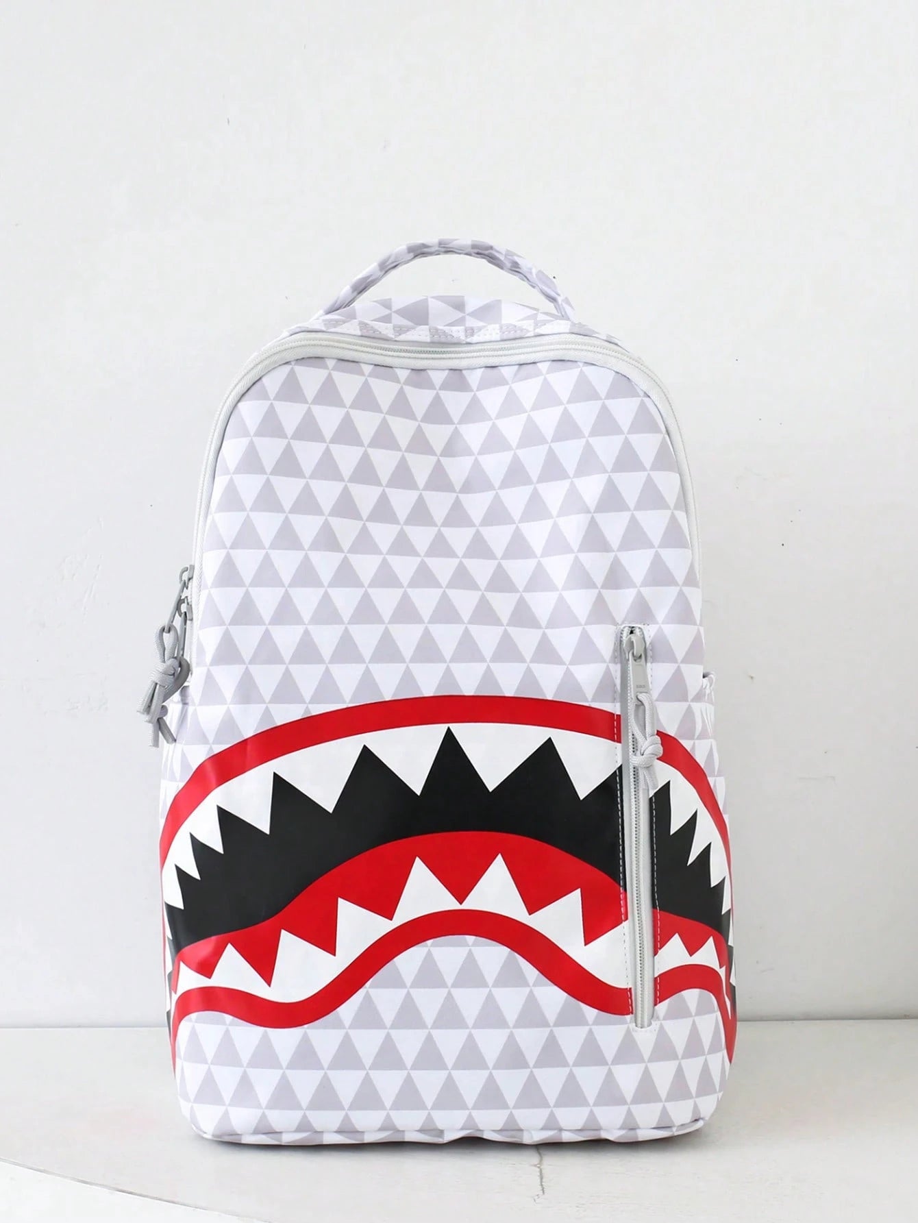 Shark Print Shoulder Bag