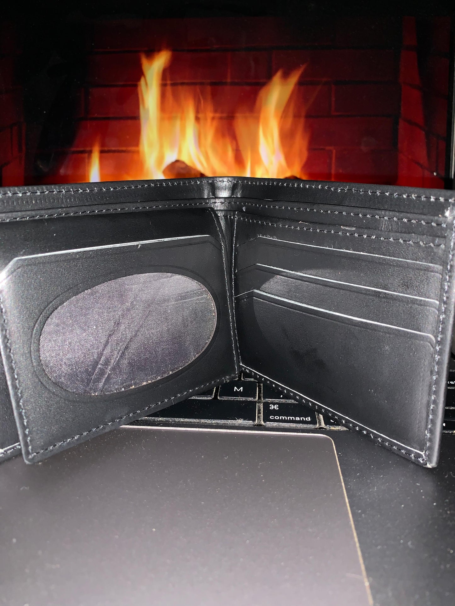 Minimalist Genuine Leather Wallet for mens
