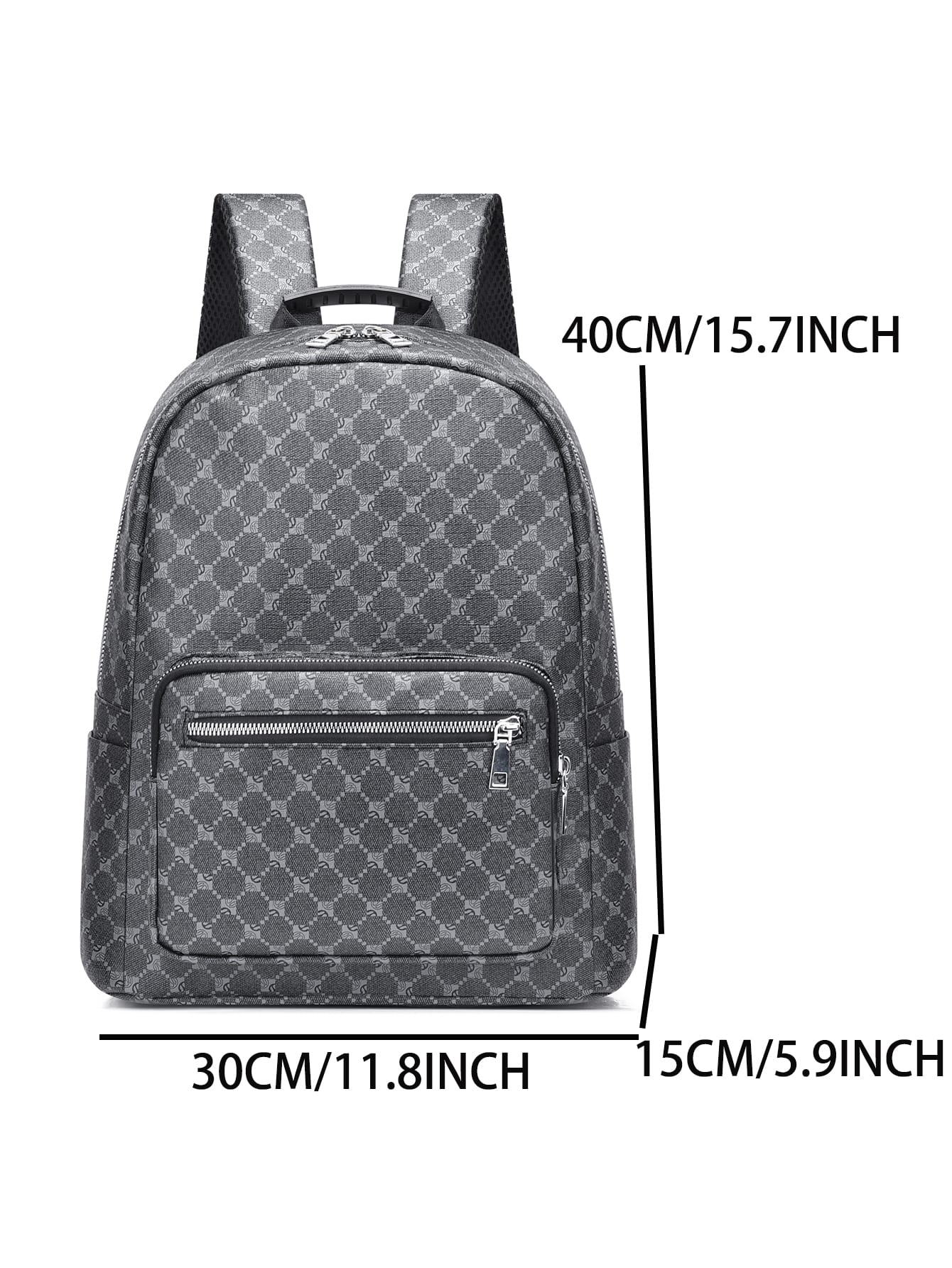 Men's Geometric Laptop Backpack