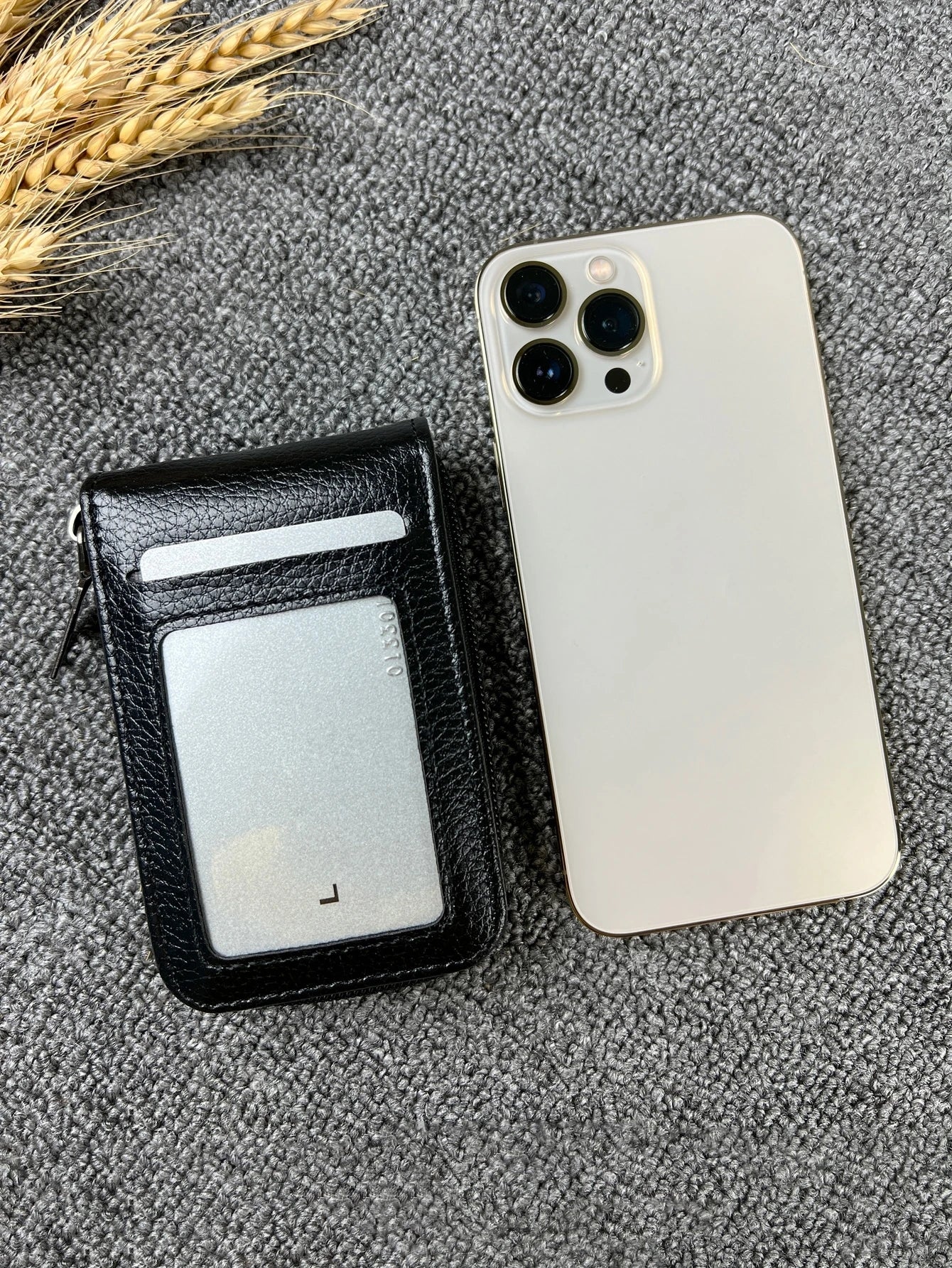 KAIDUCH Litchi Card Wallet