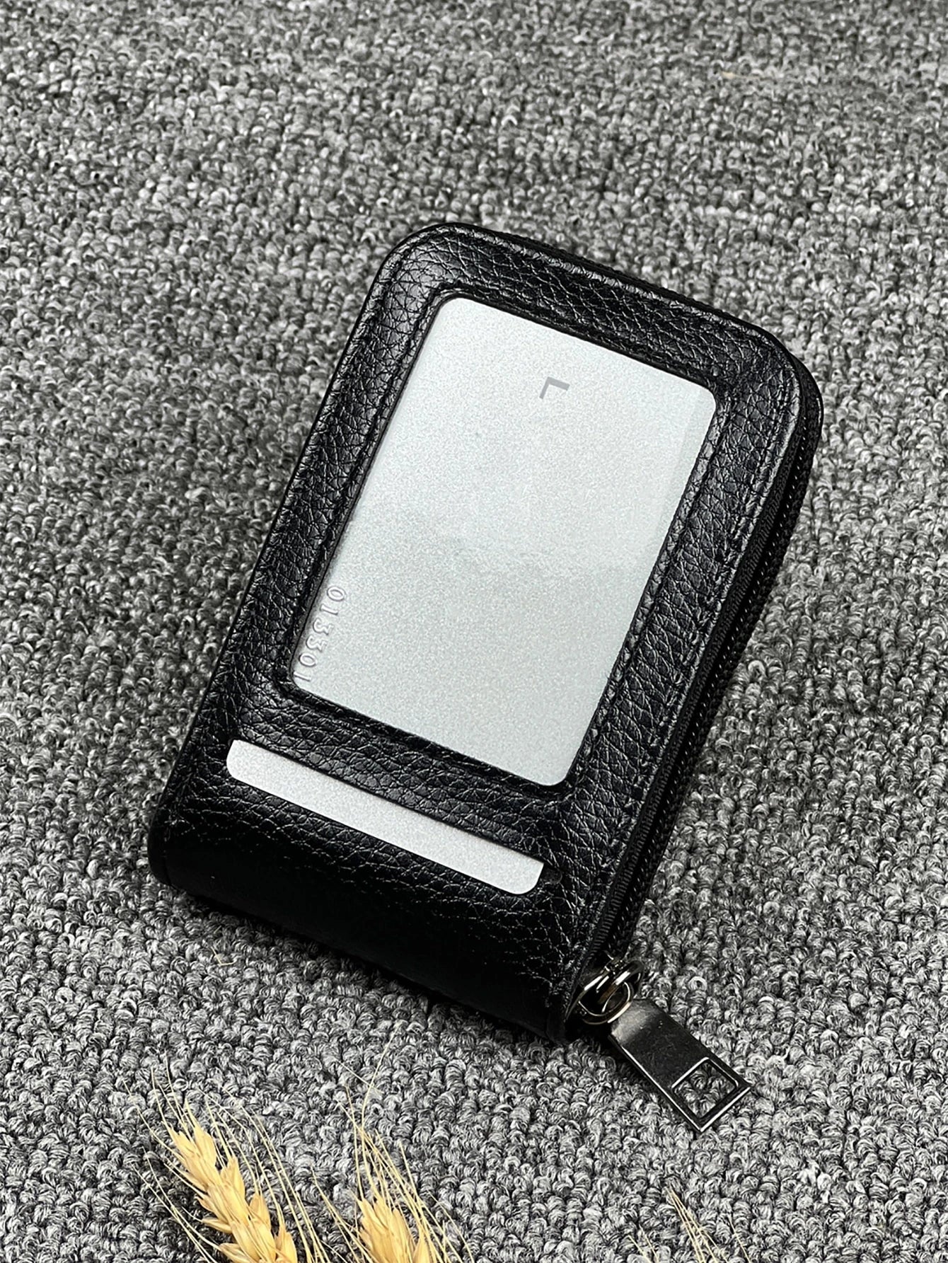 KAIDUCH Litchi Card Wallet