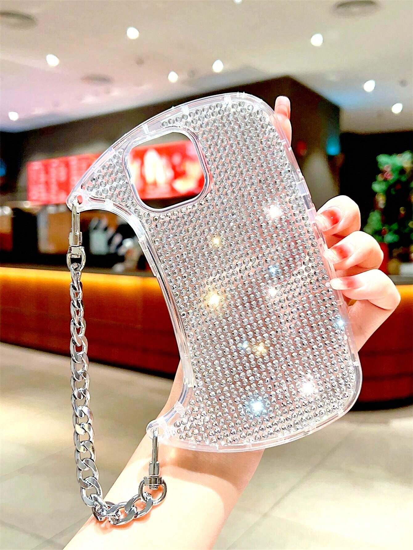 Silver Glitter iPhone Case