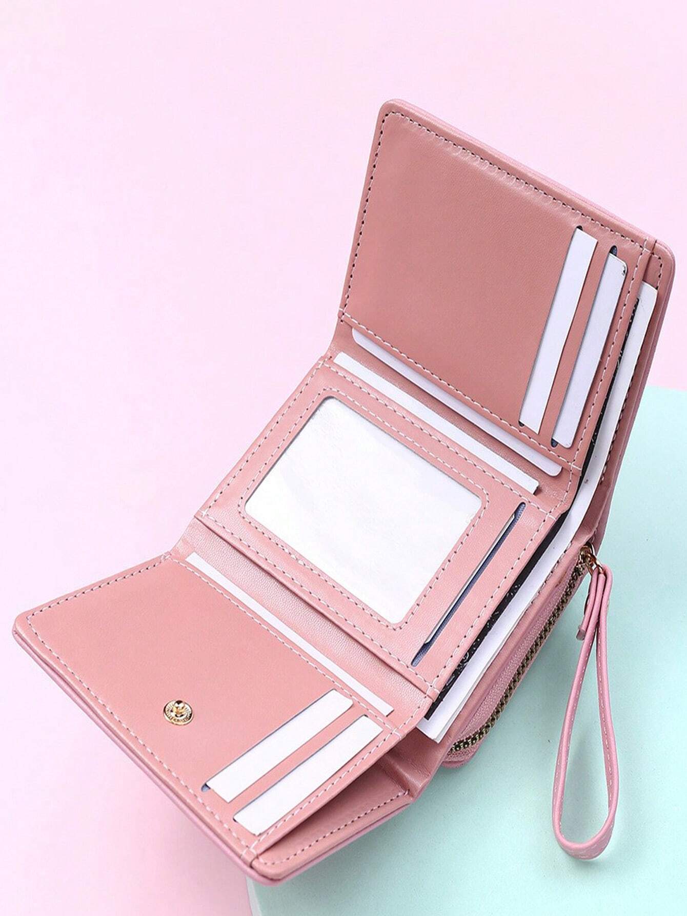 Pink Deer Horn Mini Wallet