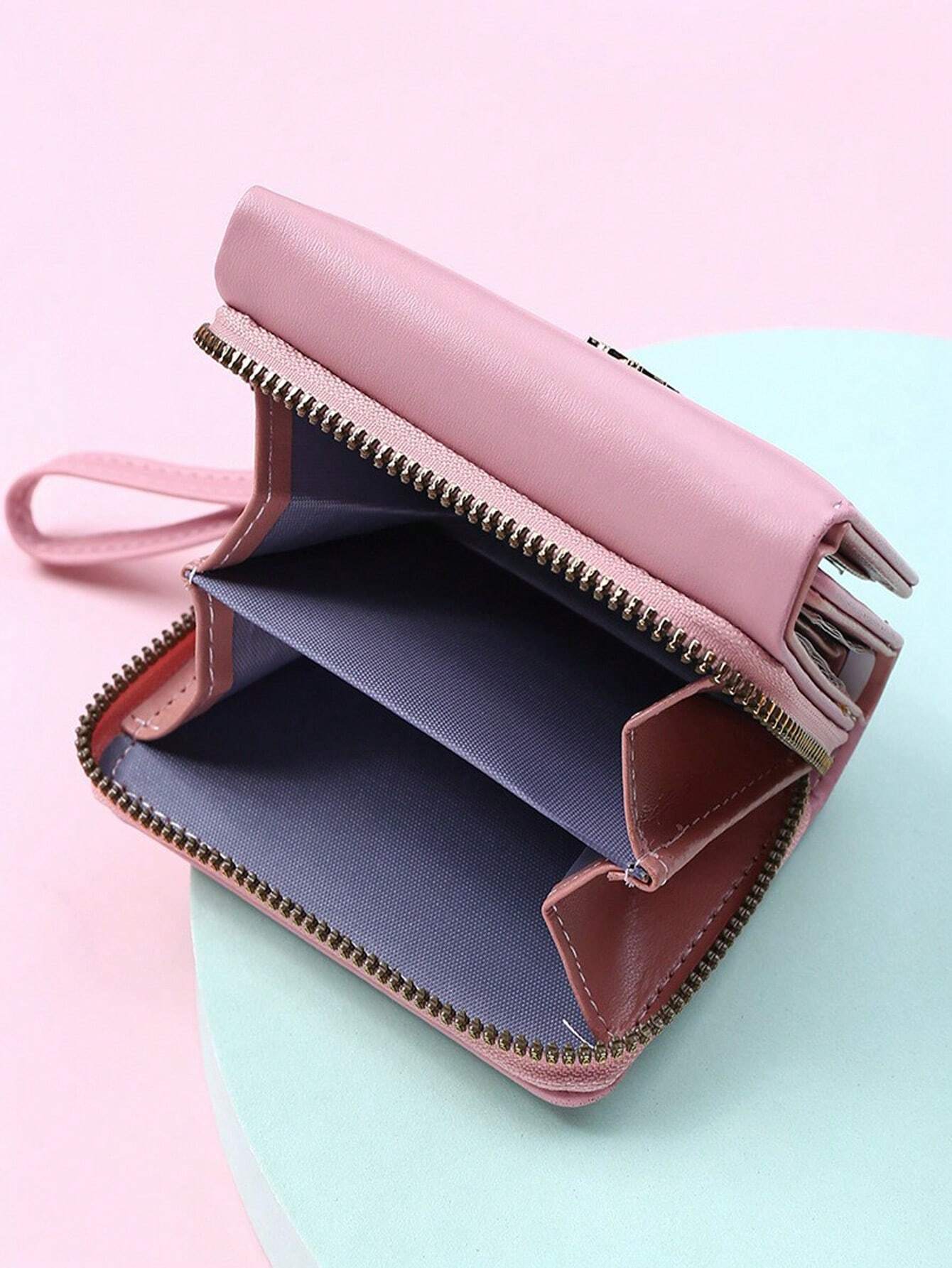 Pink Deer Horn Mini Wallet