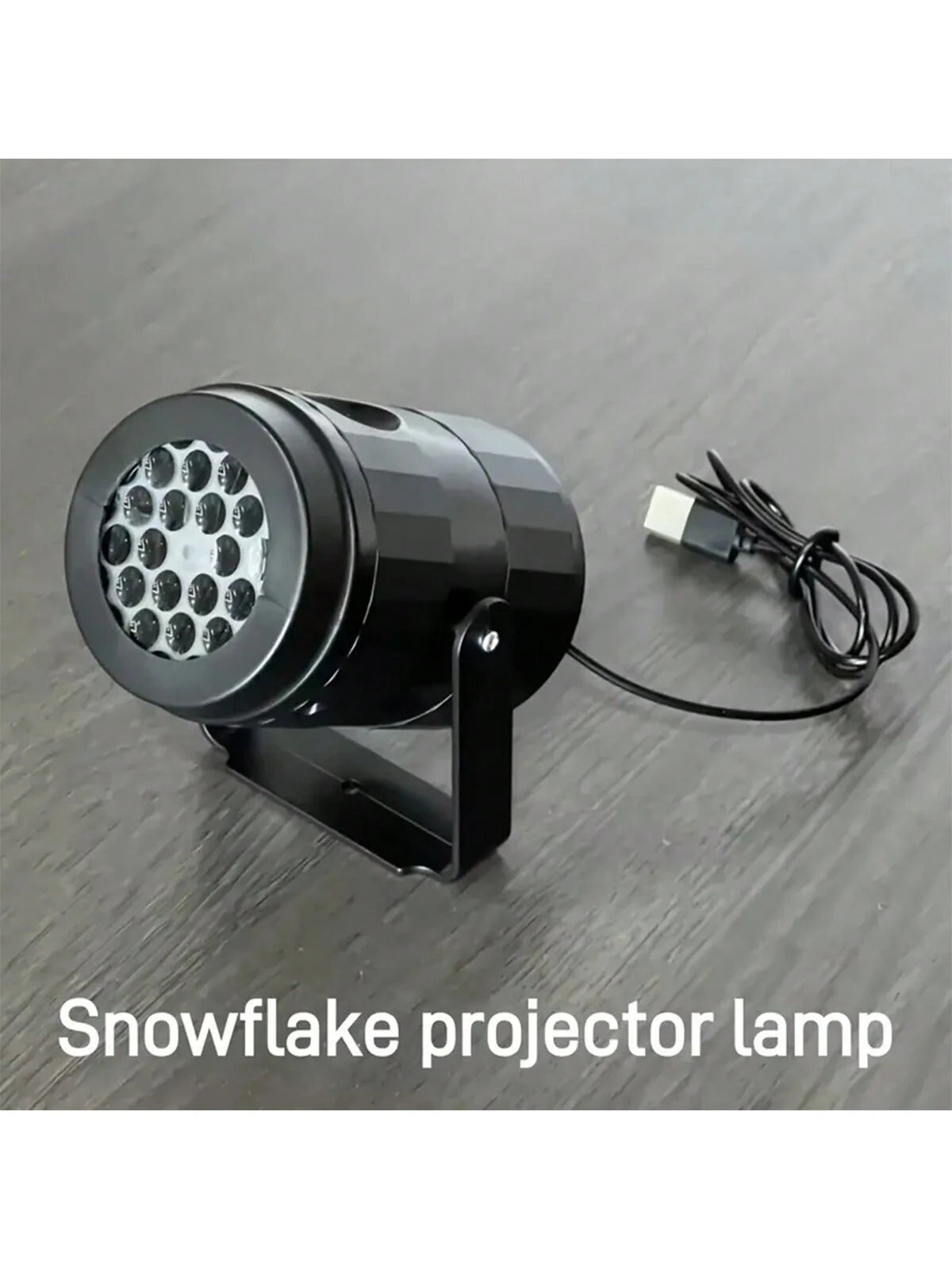 USB Snowflake Christmas Projector