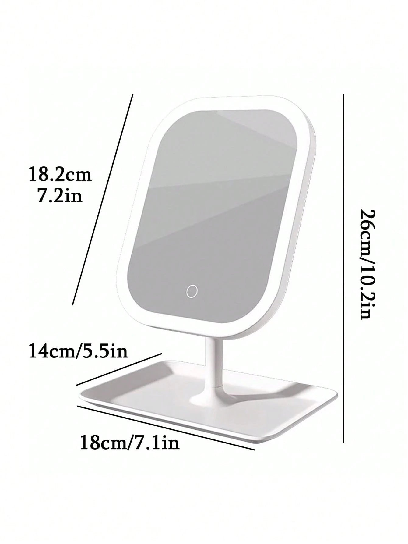 Portable LED Vanity Mirror