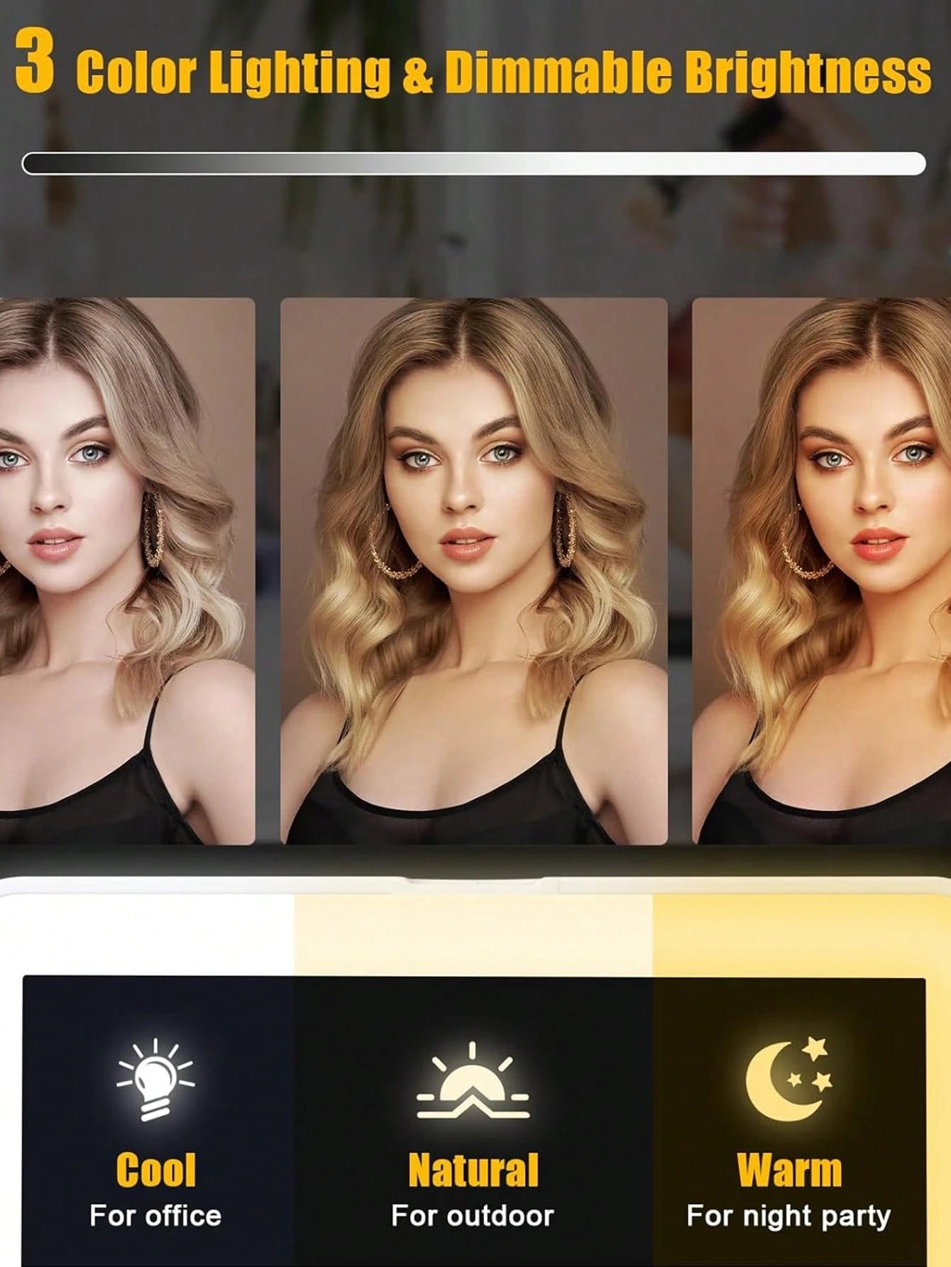 Portable LED Vanity Mirror