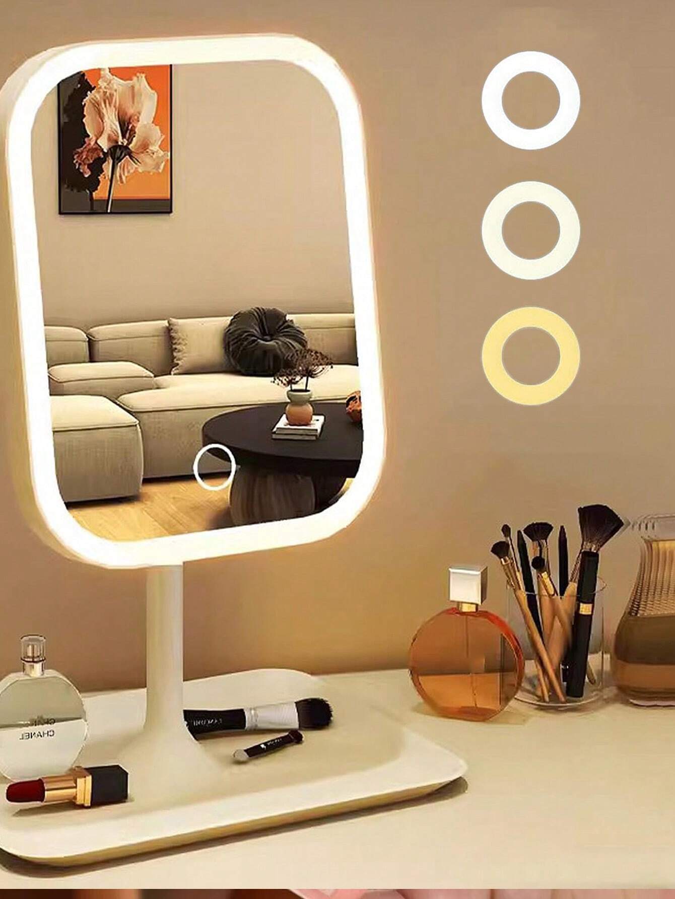 Portable LED Vanity Mirror