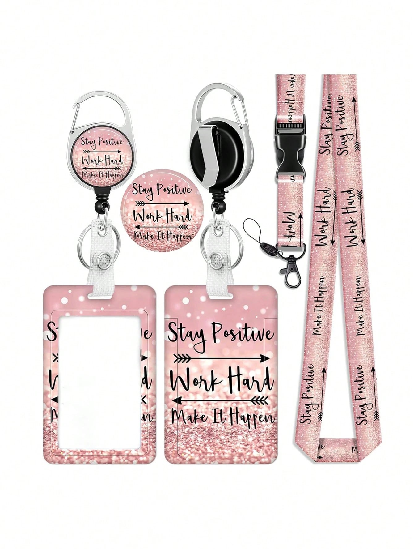 Inspirational Badge Holder Lanyard
