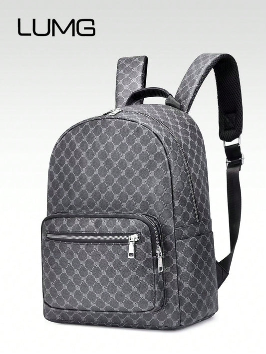 Men's Geometric Laptop Backpack