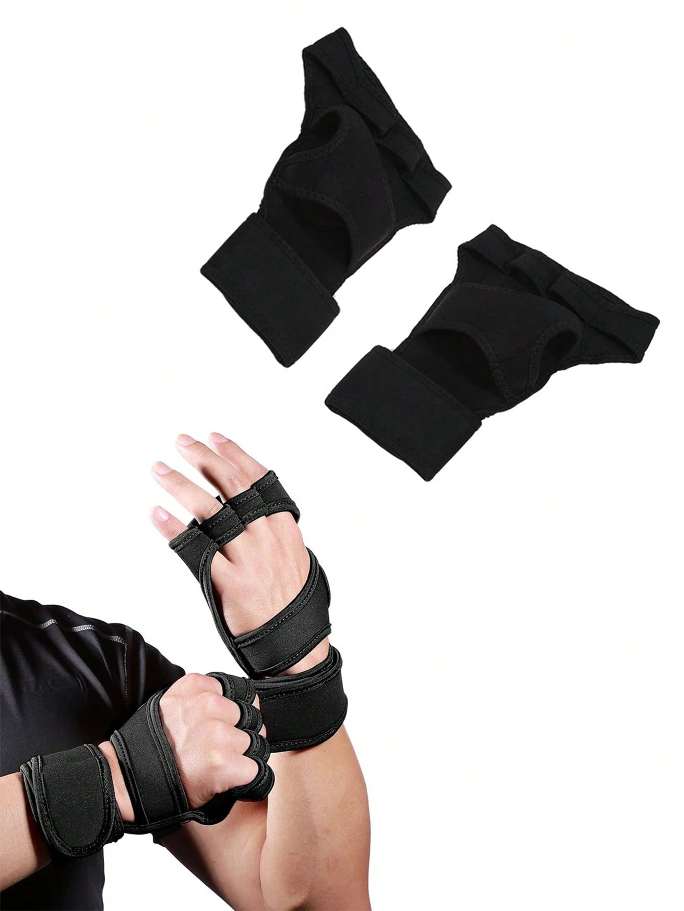 Unisex Fingerless Sports Gloves
