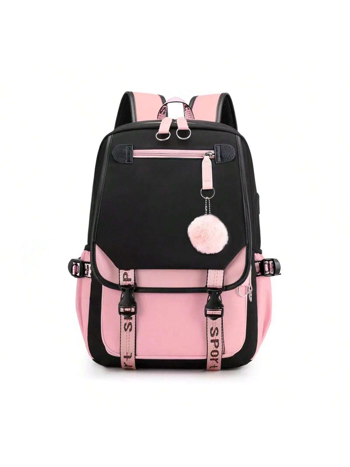 Sports-Themed Oxford Backpack