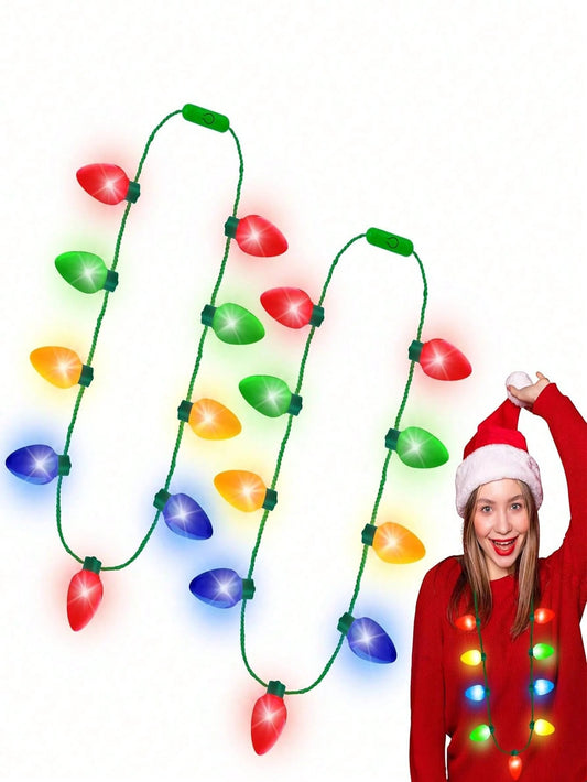 LED Christmas Party Necklace