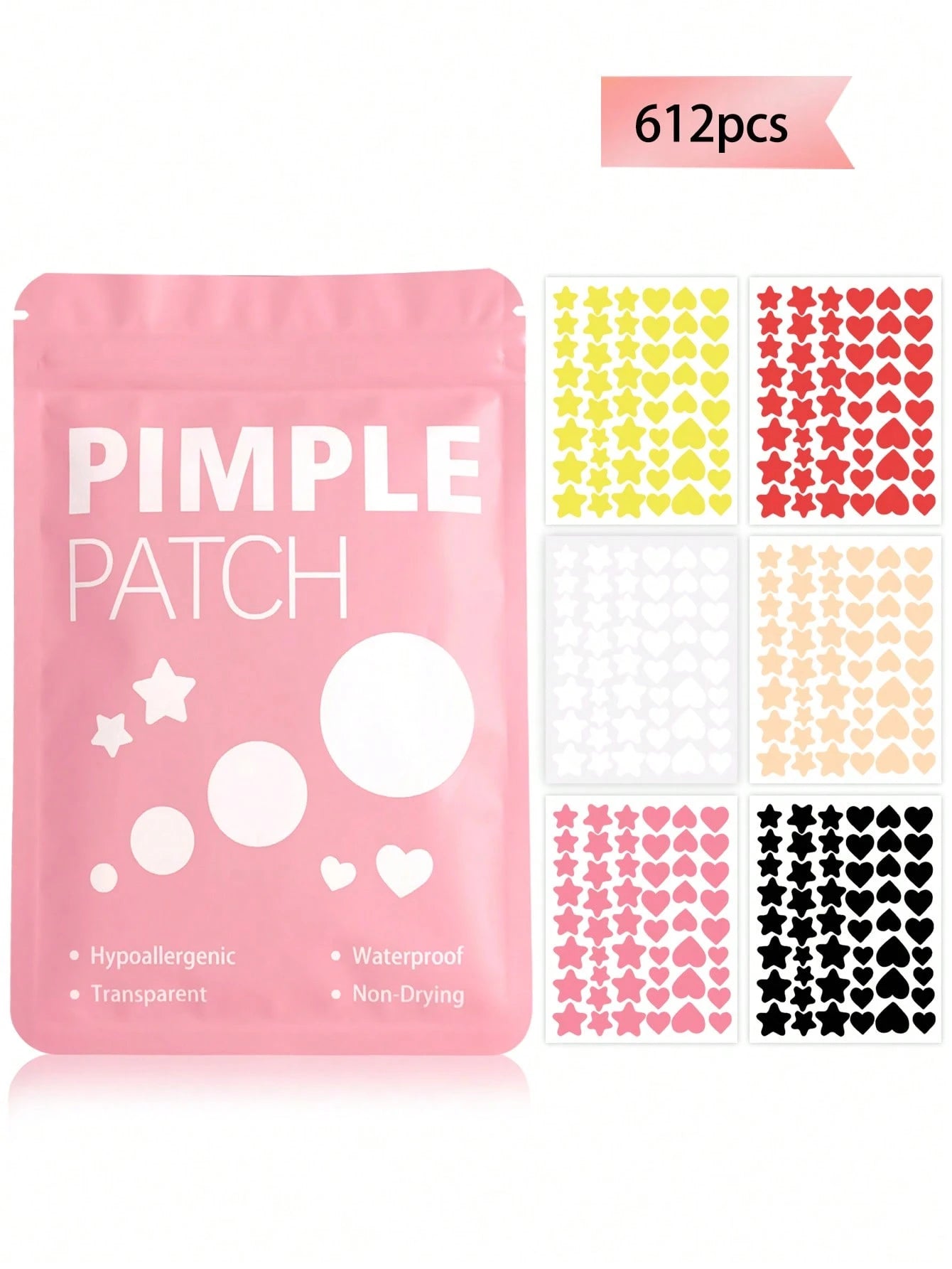 255pcs Colorful Star Stickers