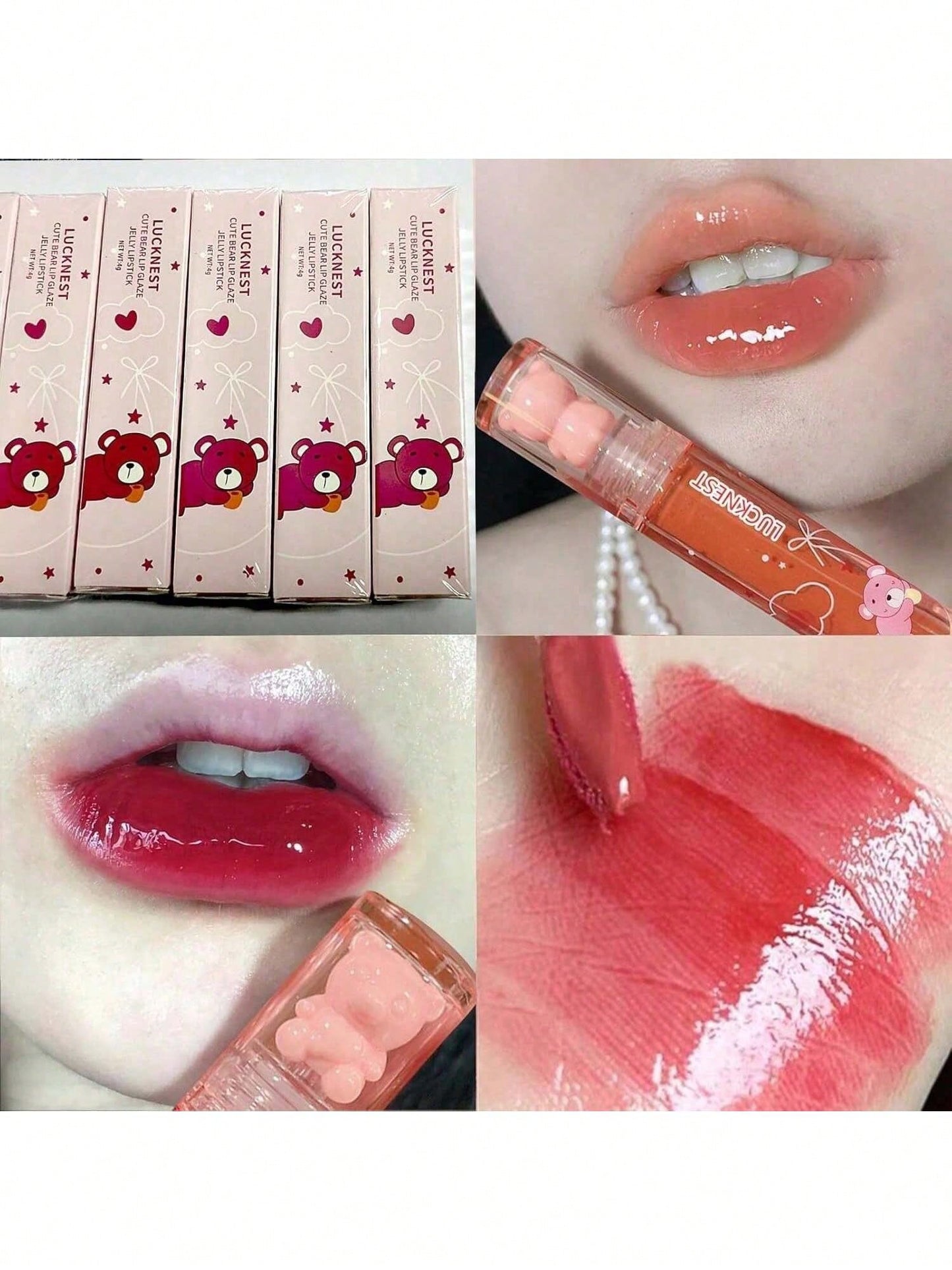 Six-Color Shiny Lip Gloss