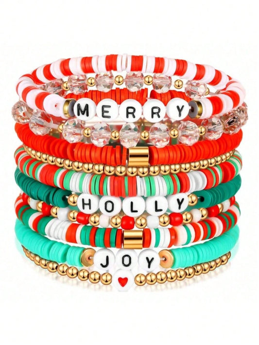 Christmas Boho Bracelet Set