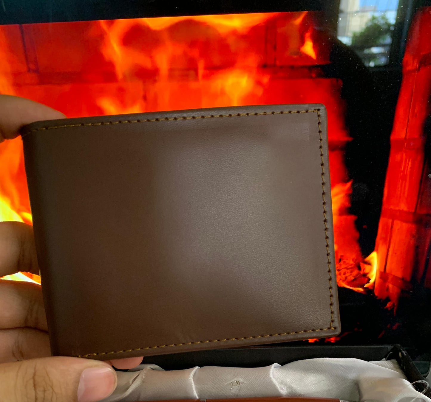 Minimalist Genuine Leather Wallet for mens